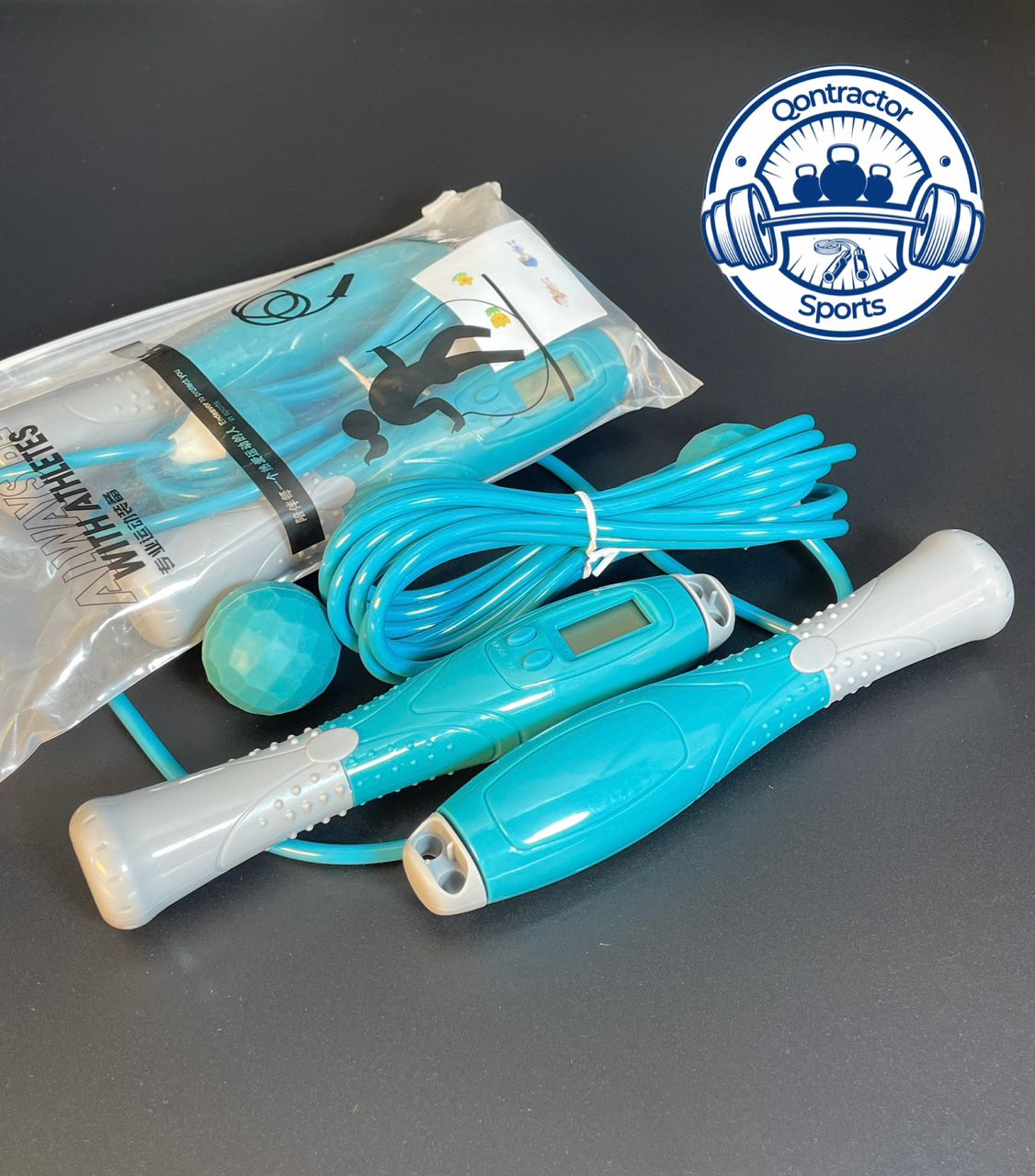 Qontractor Sports Professional Skip Rope With Counter with ball rope & long rope (2.3m)