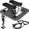 Professional Fitness Stepper (With tension ropes)